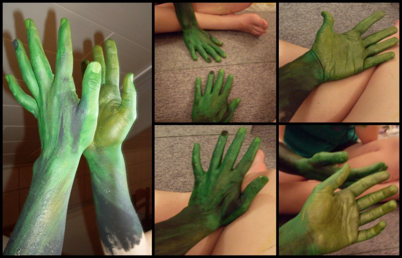 Hübscher Nebeneffekt einer Malsession. :-)