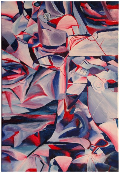 60x40cm, Acryl auf Leinwand